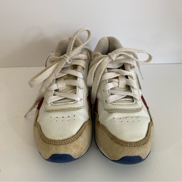 Reebok Classic Harmon Run sneaker in ivory/maroon/navy youth size 13 tennis shoe - Picture 2 of 8